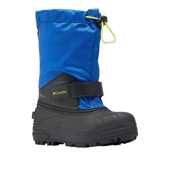 Columbia Powderbug Snow Boots Green For Boys NZ87659 New Zealand